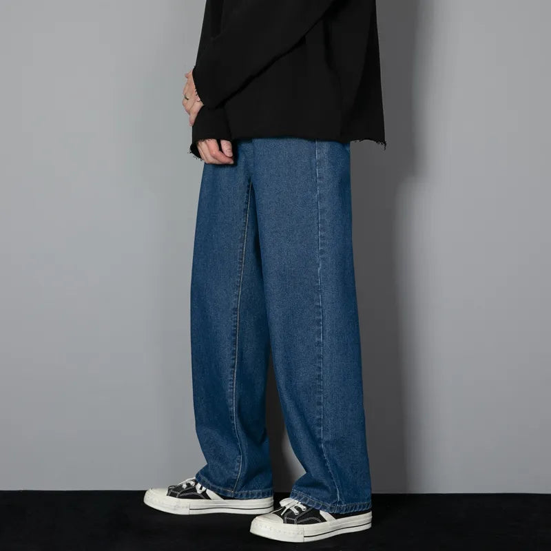 Korean Men's Casual Long Jeans