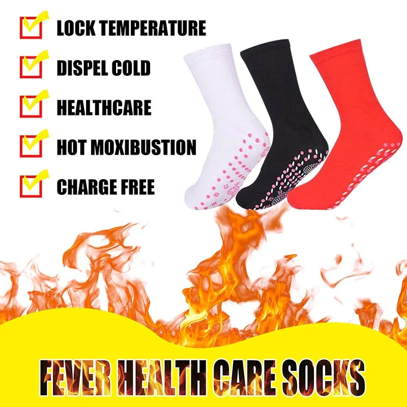 Magnetic Self-Heating Health Care Socks