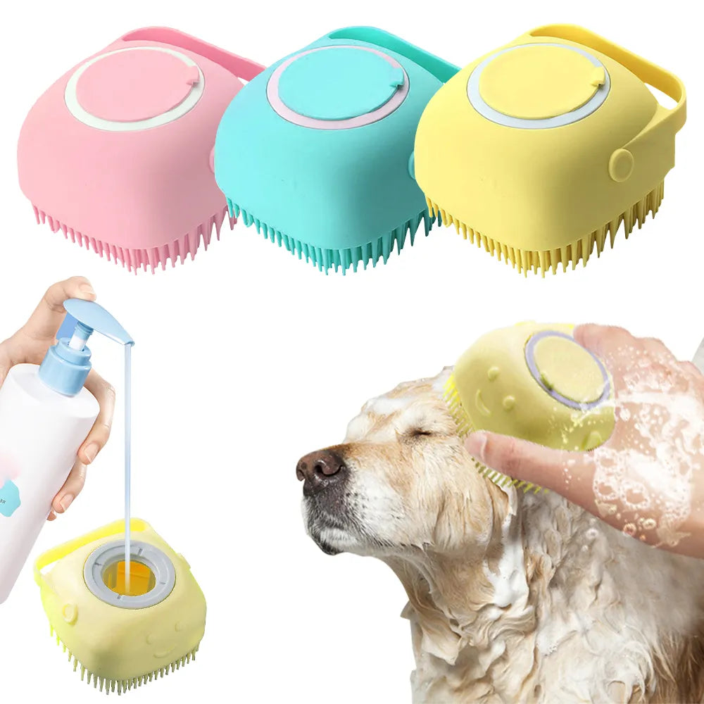 Pet Bath Shampoo Brush