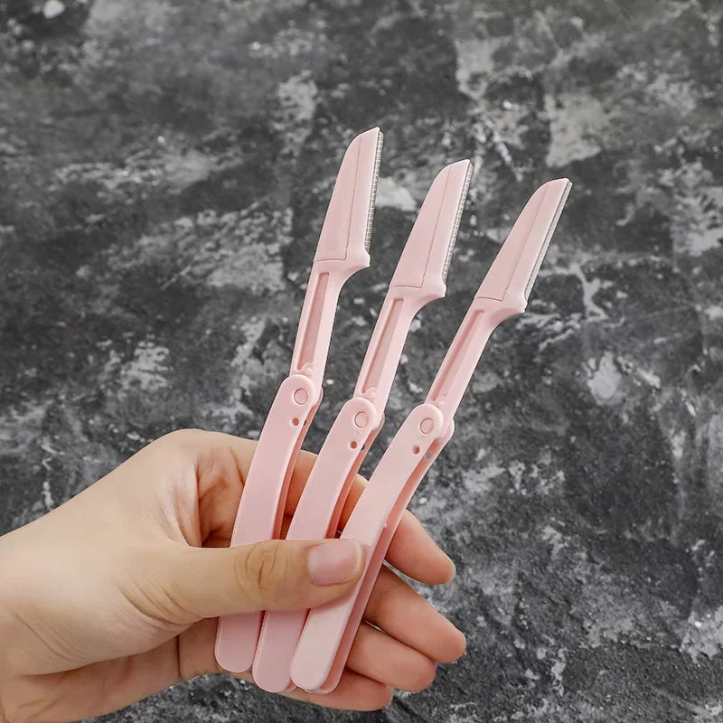 1/3/10pcs Eyebrow Trimmer Set Makeup Tools Safe Eye Brow Razor Face Body Hair Removal Shaver Blades Woman Eyebrows Shaping Knife